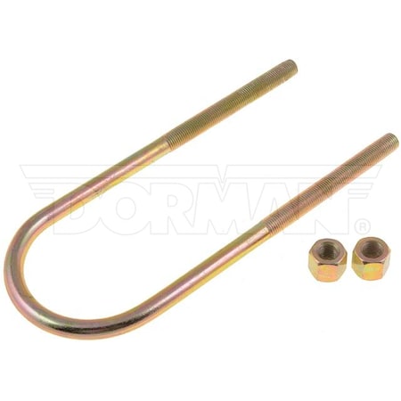 Motormite U-Bolt 7/16 X 8-3/8 X 2-7/8 Round Threaded U-Bolt, 35605 35605